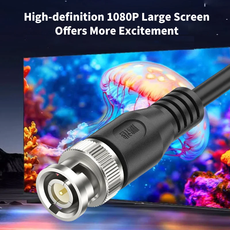 HD-SDI Video Line BNC to RCA Lotus Q9 Monitoring Camera AV Coaxial Cable Conncector Video TV Signal SDI Video Connection Line