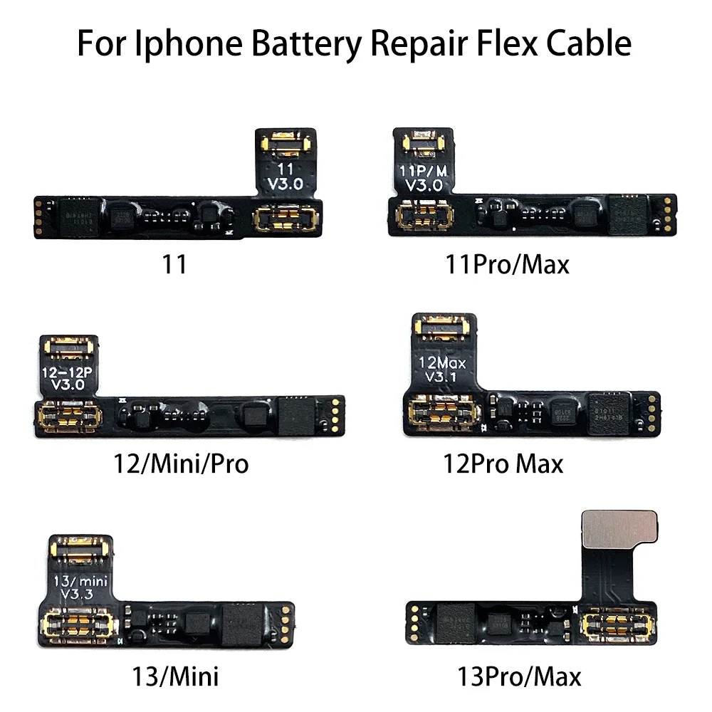 Battery Repair Board Error Removing Tools External Flex Cable For IPhone 11 Pro Max 12 13 Mini Replacement Parts