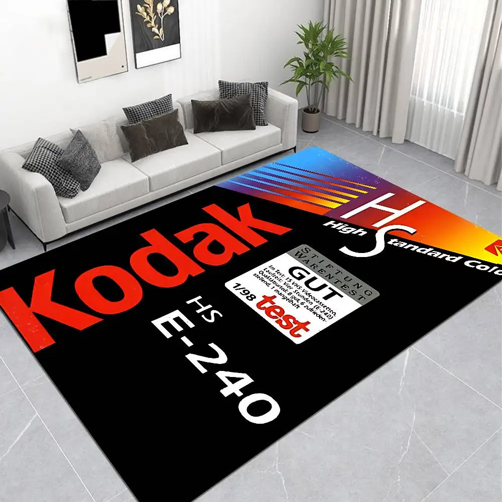 K-Kodak Camera Brand Floor Mat Kids Room Bedroom Decoration Balcony Anti-Slip Doormat Living Room Welcome Rug