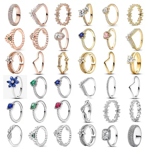 10 best sales 925 silverringar för kvinnor - №8