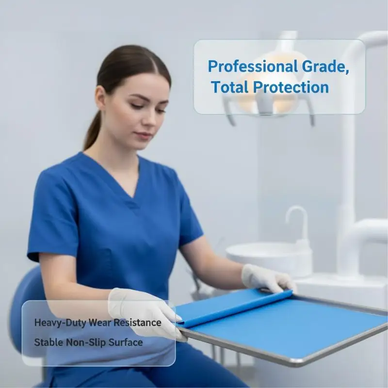 Dental Chair Waterproof Protective Pad 40*80cm Washable Reusable Table Cover for Dental Clinics Laboratory Workstations