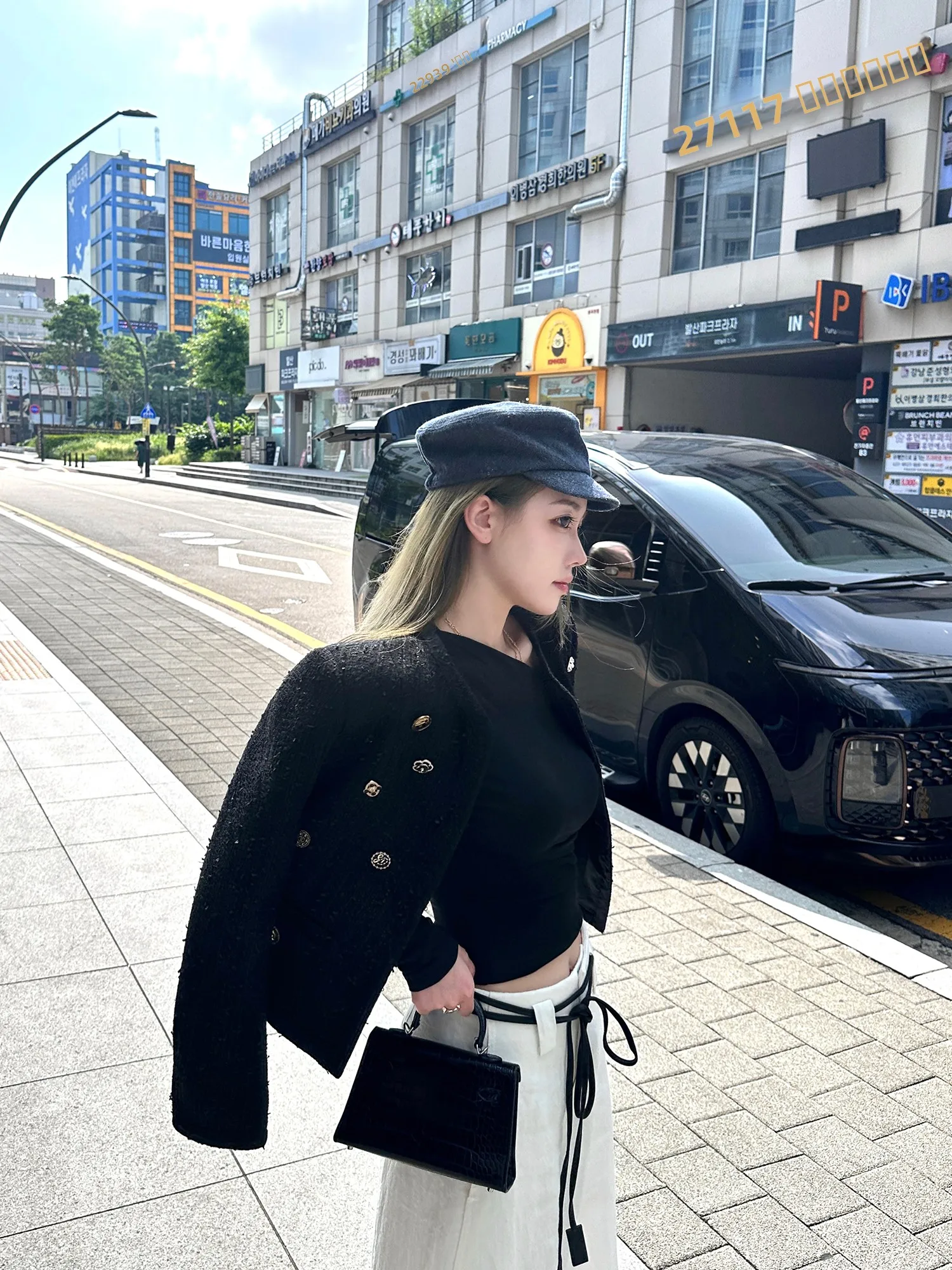 

Linngs ort Knitted Boucle Sle Jaet Spring Faion Ele Cact Design Ladies' Premium Quali Polyester Coat