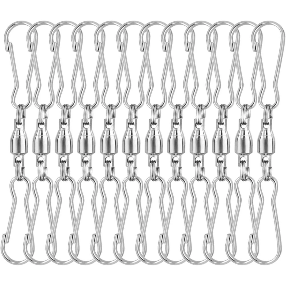 Hanging Supplies Double Hook Clips Party Supplies 360-Degree Rotation Bird Feeders Support Flexible Display Clips