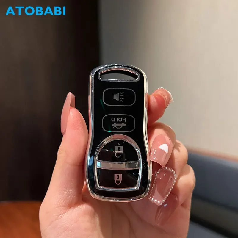 Чехлы для автомобильных ключей из ТПУ для Nissan 350Z Altima Maxima Sentra Pathfinder NV2500 Infiniti QX4 FX45 FX35 EX35 G35, автомобильные аксессуары