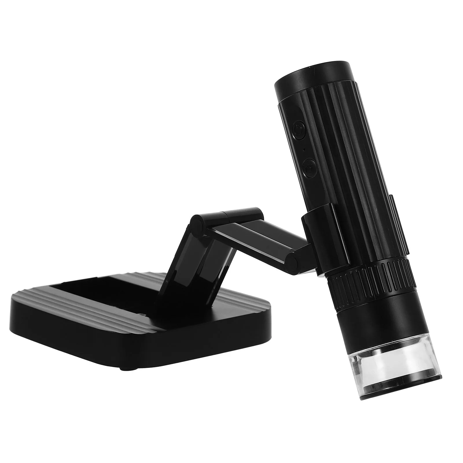 Mini Handheld Digital Microscope USB Charging Portable Microscope High Resolution Electronic Magnifier for Lab Phone Camera Use