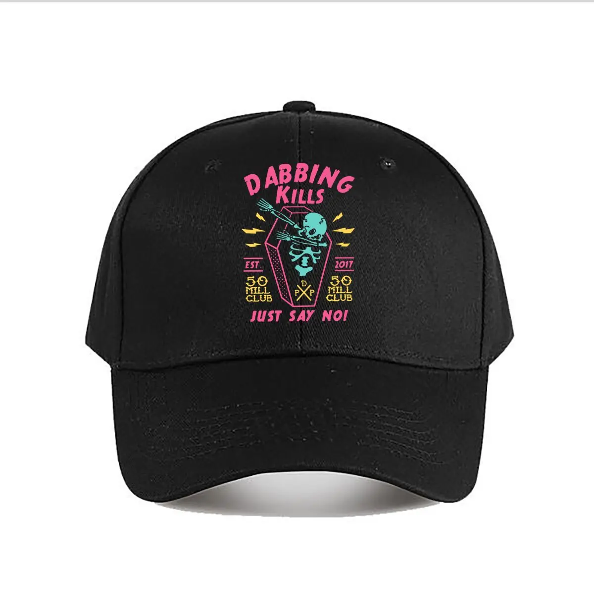 Dabbing Kills - Just Say No A Bold Statement Baseball Cap Fashion Outdoor Sports Sunhat Men Snapback Cap Women's