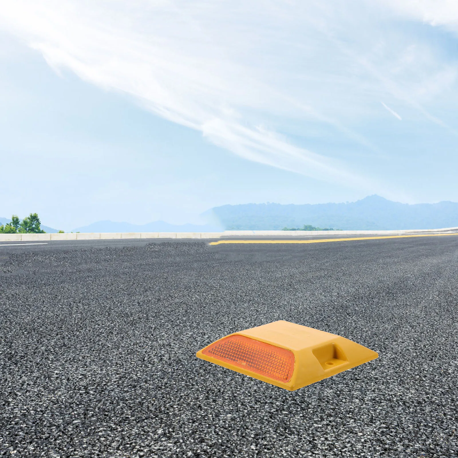 5pcs Set of 5 Drive Way Markers Driveway Reflective Road Rectangle Stud Studs Reflectors Pavement