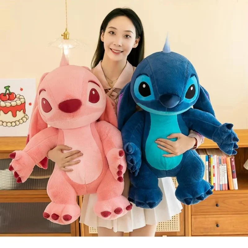 

Disney Stitch Station Edition плюшевая игрушка кукла 50/70 см милая сине-розовая плюшевая кукла стежка подушка для сна Filledush игрушка в подарок