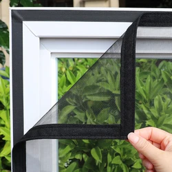 200x200cm Multiple Sizes Available,Invisible Black Self-Adhesive Window Screen-Mosquito&Insect Proof,Suitable for Doors&Windows