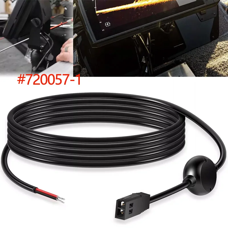 Power Cord for Humminbird PC11 Filtered Power Cable 720057-1 for All Helix 8/9/10/12/15, 800/900/1100 Series, 797, 798 (6 Feet)