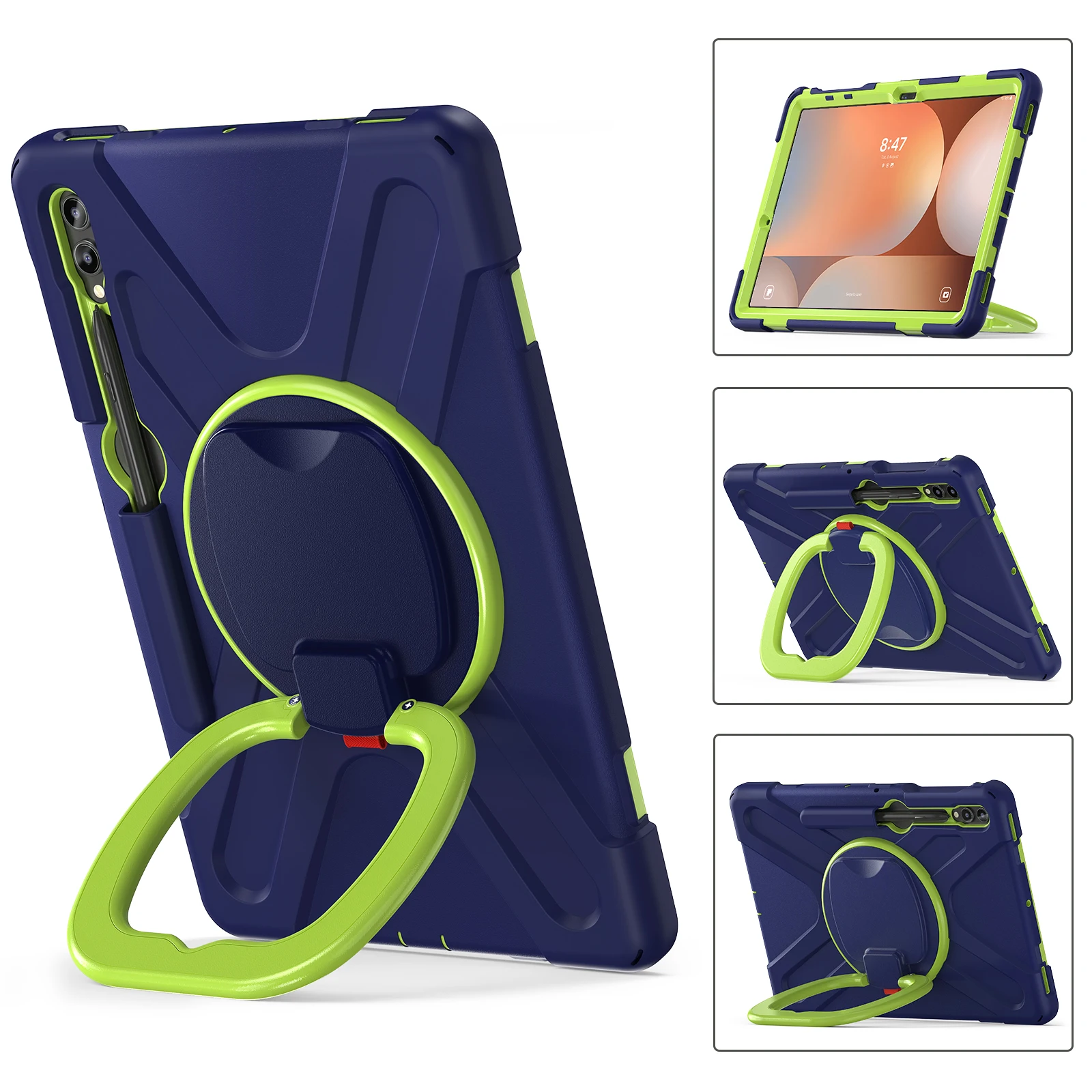 Handle Grip Case Universal For Galaxy Tab S10 S9 S8 S7 FE Plus 12.4