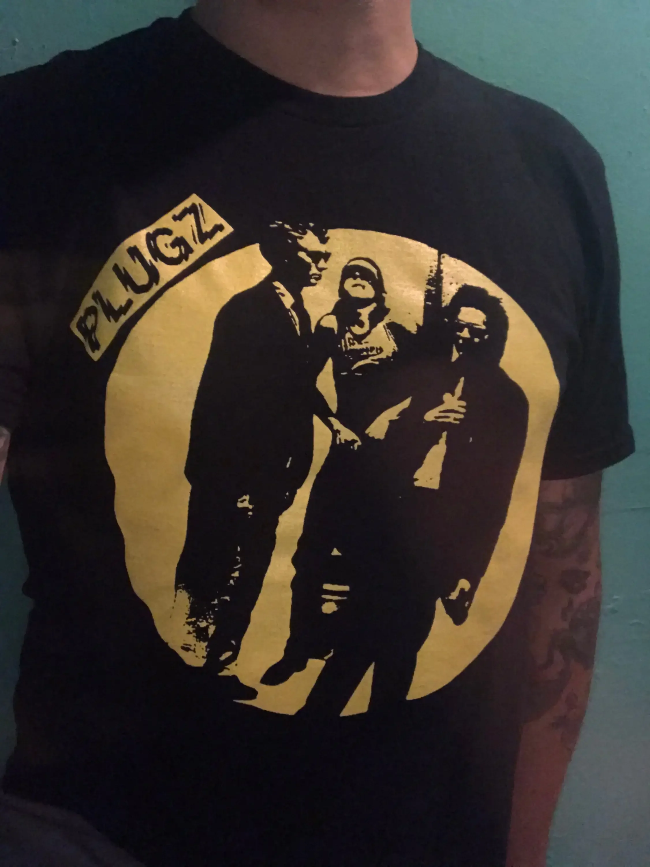 The PLUGS 70 s LA punk exene blasters gun club knitters dangerhouse killed by death T shirt