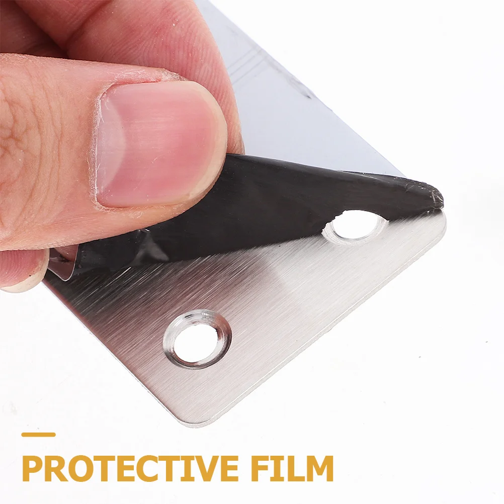 

30Pcs Straight Brackets Stainless Steel Flat Plates for Wood Frame Repair Mending Plate Furniture Mounting Fixing Connectors