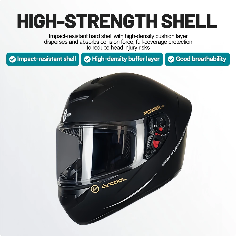 Motorcycle Full Face Helmet DOT Motocross Racing All Season Anti-Fog Protection Casco for Adult Men Women Moto Enduro Riding