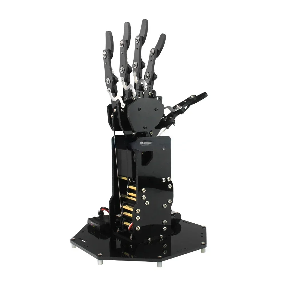 uHand Bionic Robot Hand Palm Mechanical Arm Five Fingers with Control System for Robotics Teaching Training