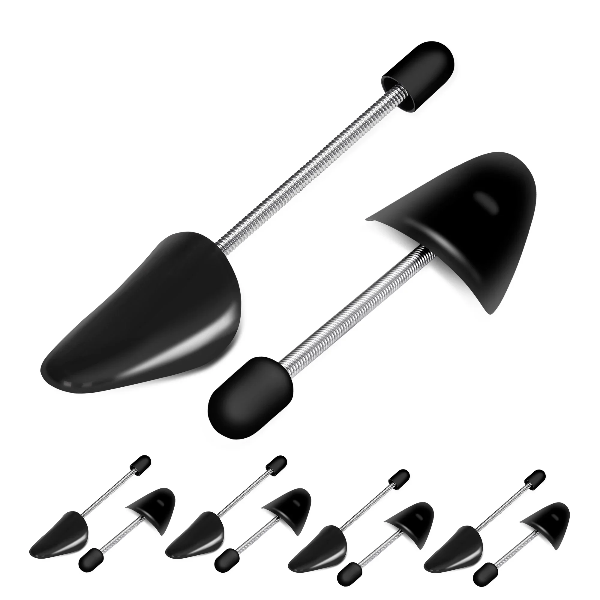 

3/5 Pairs Shoe Stretcher Shoes Tree Shaper Rack Plastic Adjustable Length Men/Women Shoe Trees Stretcher Boot Holder Organizers