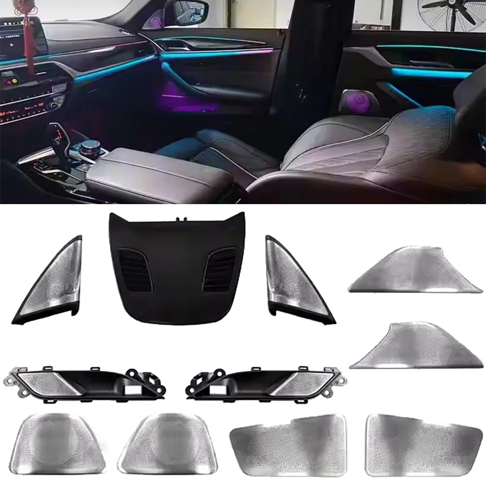 

LED Car Interior Ambient Light for BMW 5 Series G30 G31 G38 Speaker Cover Strip Decoration Accessories