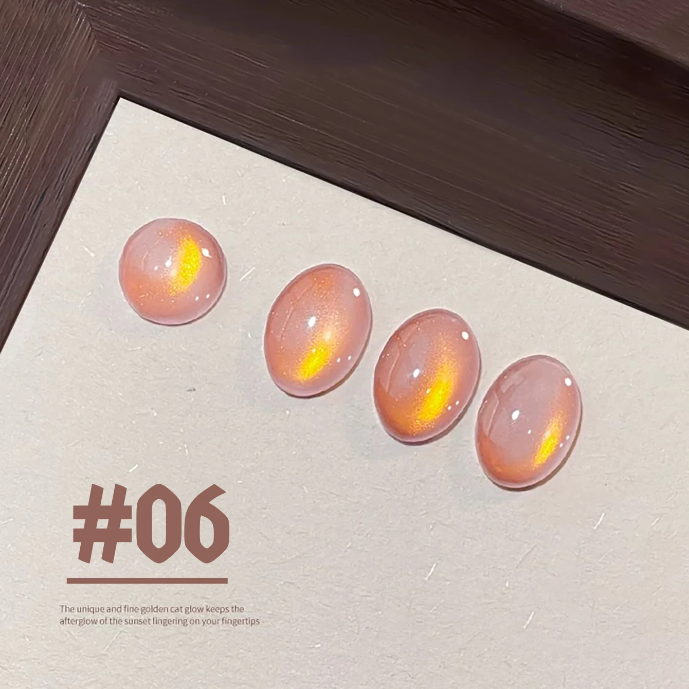 1 pz WS Sbiancamento Super Brillante Perle di Vetro Golden Cat Eye Gel Smalto per unghie 2025 Popolare Golden Light Nail Art Forniture per unghie