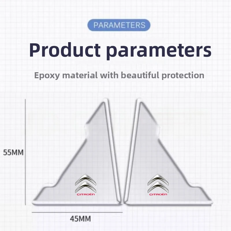 باب السيارة الزاوية الوفير خدش الحرس لسيتروين C1 C2 C3 C4 C5 C6 C5X E-C4 C-Crosser C4 الصبار بيرلينجو Elysee C-ZERO #5