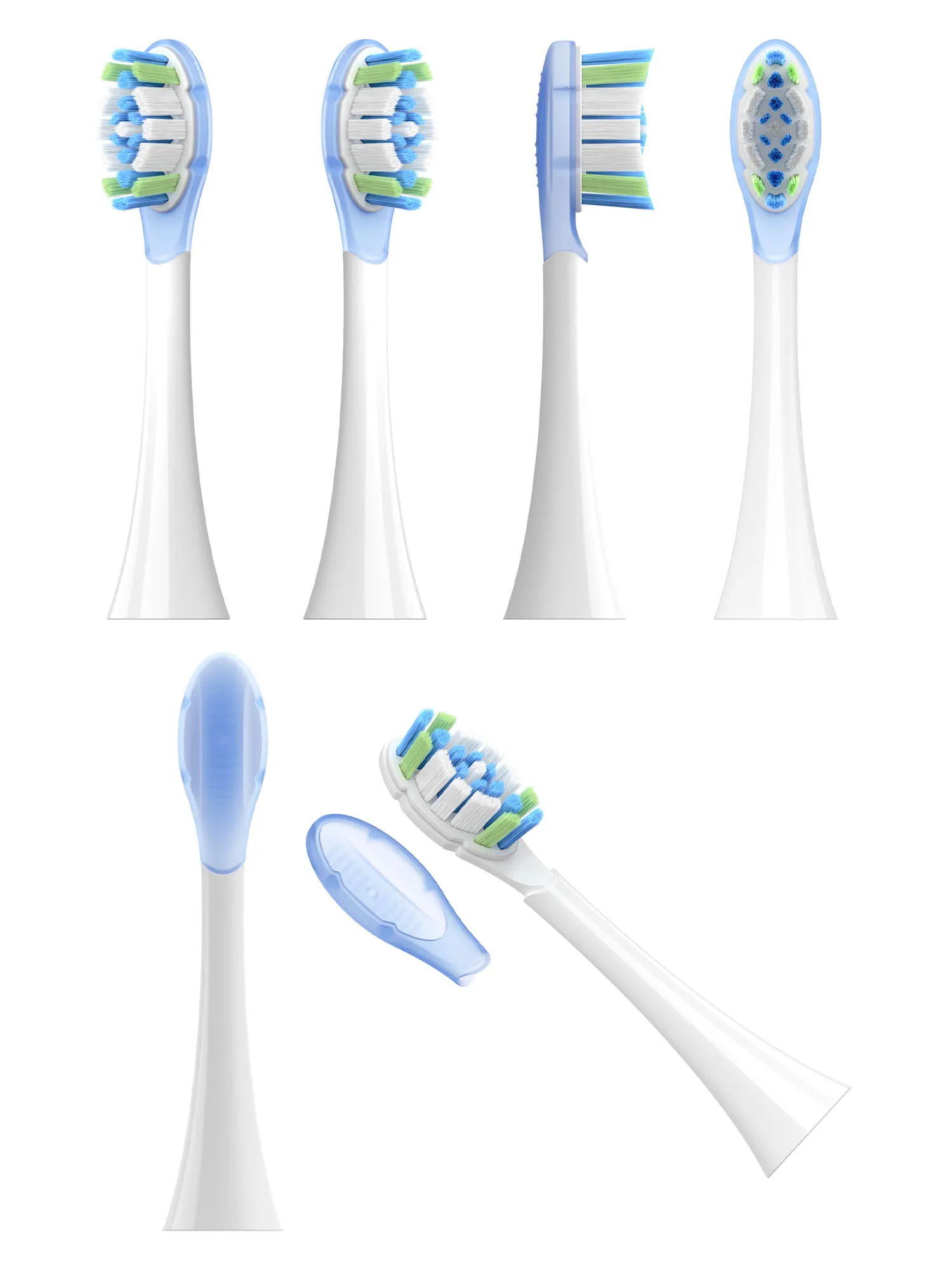 4PCS Replacement Brush Heads for XIAOMI MIJIA MES609/MES610 Pro Sonic Electric Toothbrush Sealed Package image 5