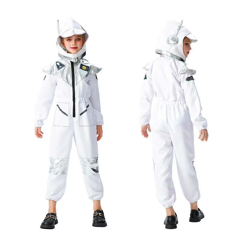 

Children's Astronaut Costume Space Suit Cosplay 61 Kindergarten Stage Performance Halloween Performance Costume Girl