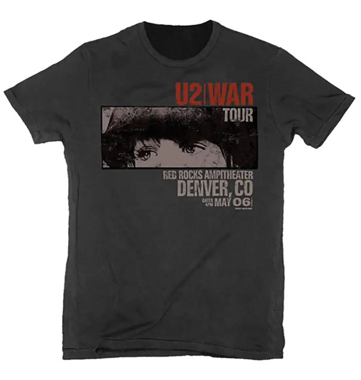

Официальная мужская футболка унисекс U2 War Red Rocks