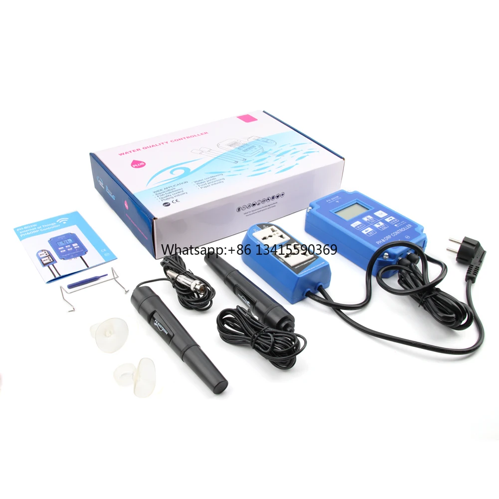

New PH ORP Redox Controller Wifi Output Power Relay for Aquarium Hydroponics Plant Pool Spa BNC Replaceable Probe