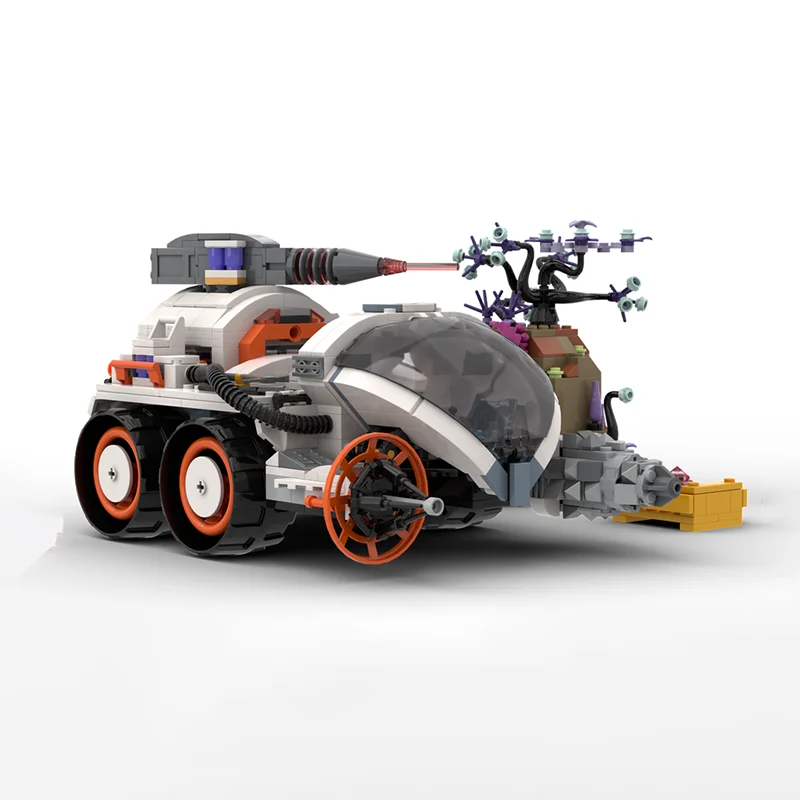 Kreative Serie Moc Bausteine Modulare Mobile Bergbau Laser-Stadt Raum Technologie Blöcke Weihnachten DIY Spielzeug Bau Geschenk