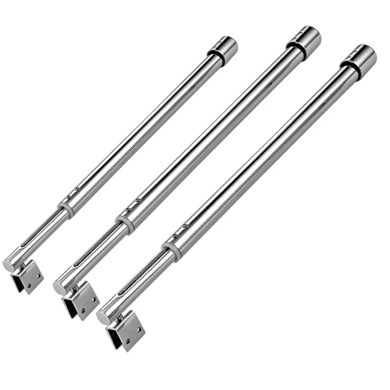 

Нержавеющая сталь, фиксированный стержень для душевой стеклянной двери, опорный стержень для стекла в ванной комнате, фиксированный в самолете, регулируемая длина, простота установки