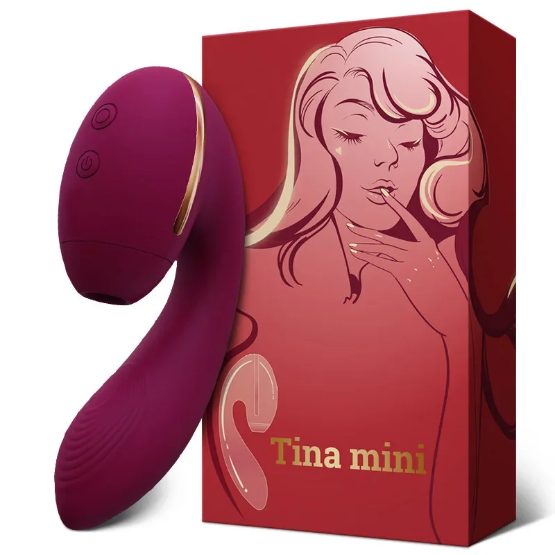 NEW Clitoris Stimulator Warm Silicone Dual Orgasm Stimulates G -Point Nipple Sucking Vibrator Masturbator Sex Toy for Woman