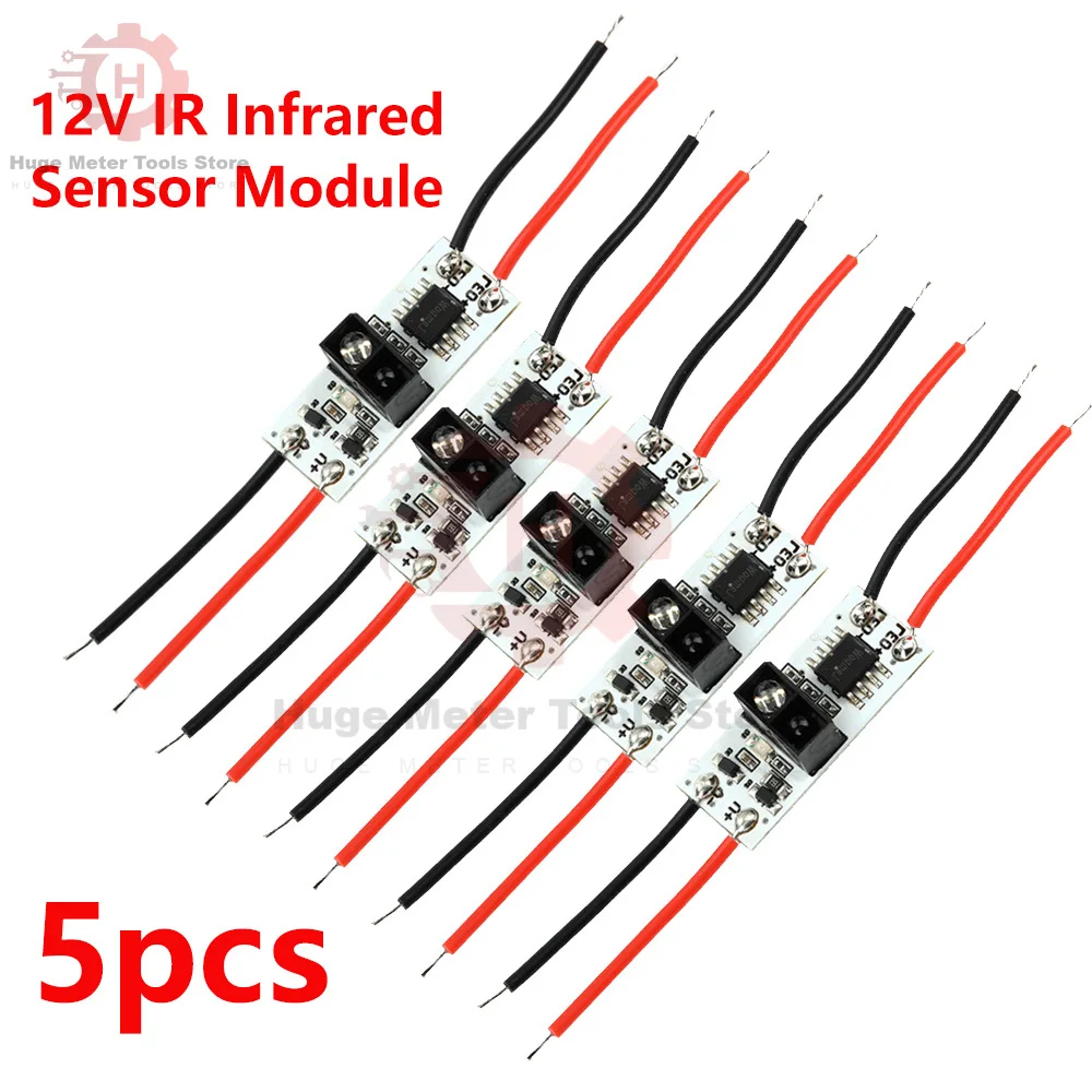 LED Switch Sensor Module 12V IR Infrared Sensor Module LED Lamp Aluminum Shell Built-in Infrared Sensor Switch Hand Sweep Switch