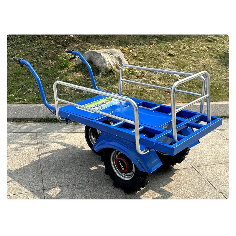 Electric chicken bus agricultural three-wheeled cart household two-wheeled transport cart
