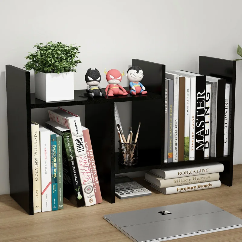 Scaffale per libri per studenti, portaoggetti retrattile da tavolo, angolo di lettura multistrato, semplice scaffale per scrivania del dormitorio