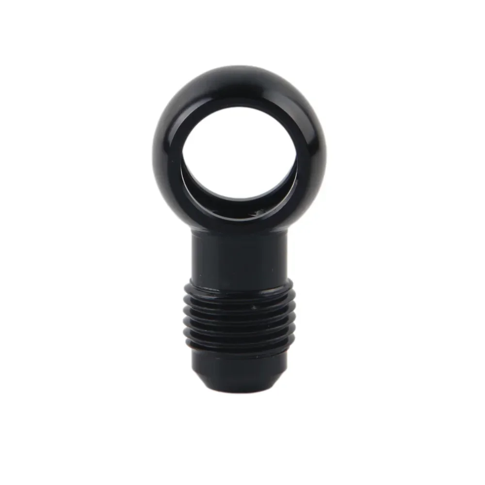 Aluminum banjo adaptor Bolt AN3 AN4 AN6 AN8 AN10 an to 12mm 14mm 16mm 18mm brake fitting Black