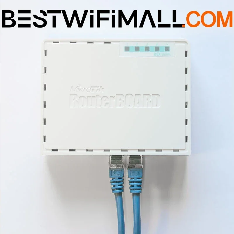 

Мини-роутер MikroTik RB750Gr3 Hex с 5 портами, 5x1000 Мбит/с, RouterOS L4