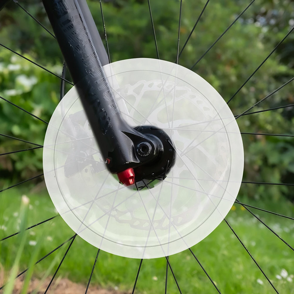 

6pcs Bicycle Flywheel Guard Durable Transparent Chain Cover Sprocket Protector Waterproof Plastic Compatibility Mountain Road