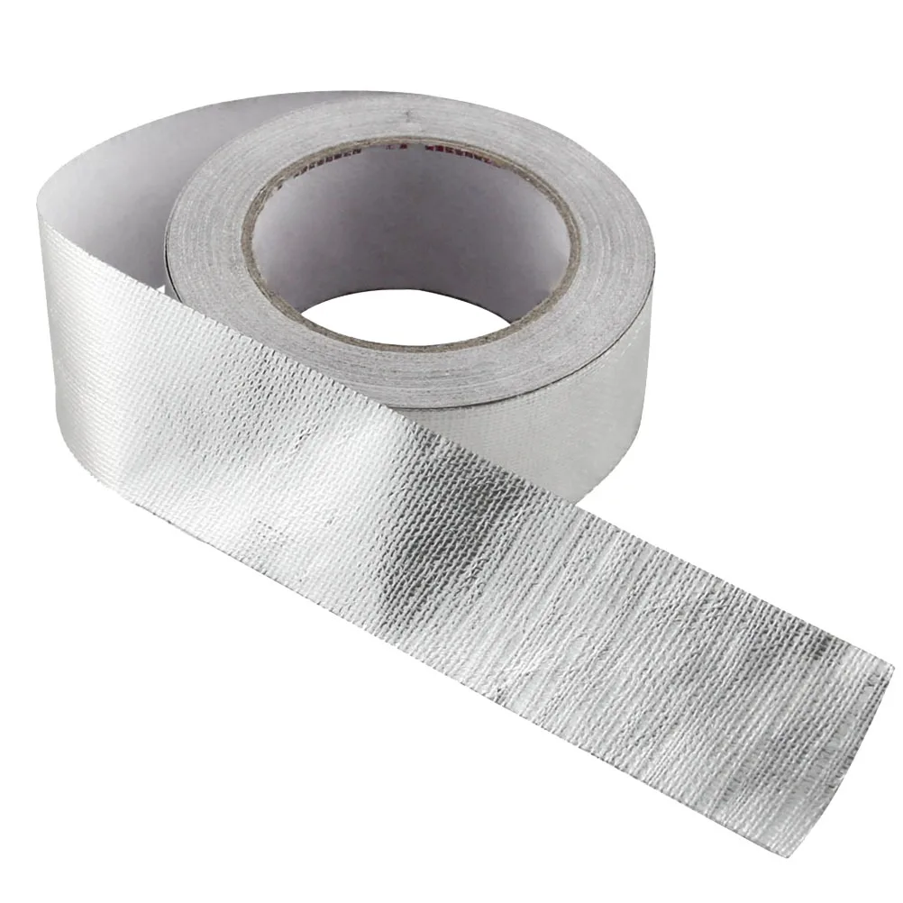 

25M Aluminum Heat Resistant Tape Exhaust Motorbike Wrap Duct Downpipe Motorbike Insulation Protection