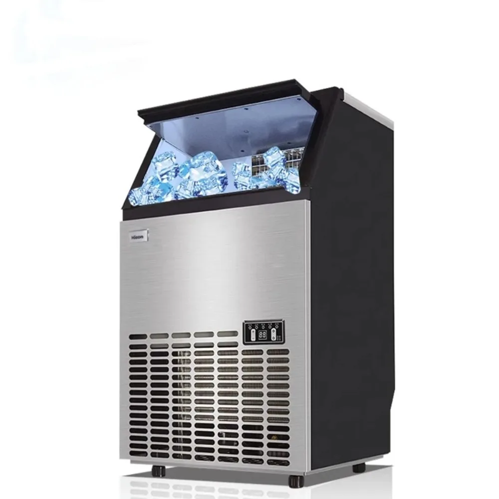 Restaurants Bars Commercial Electric Production Stainless Steel Chopper Ice Cube Making Machine Generator 2025