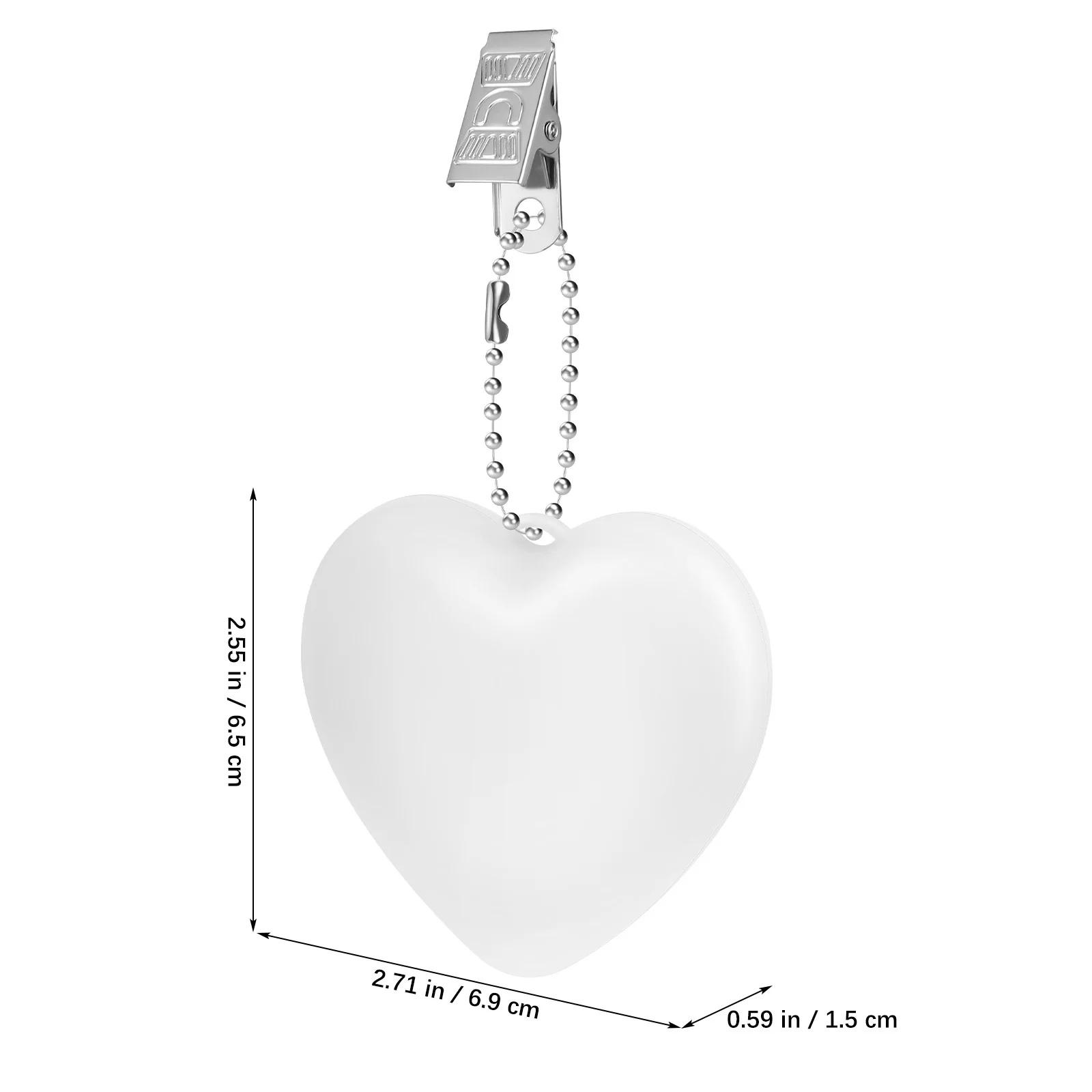 コンパクトなハート型 LED 財布ライト タッチ起動ハンドバッグライト ポータブルバッグランプ 女性用 夜間使用 財布アクセサリー