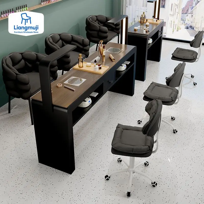 

Professional Manicure Tables Rest Salon Portable Table Nails Designer Aesthetic Hair Furniture Desk Nageltisch Station Chair