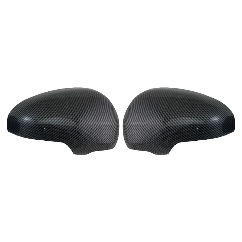 مناسبة لغطاء مرآة الرؤية الخلفية Toyota Avensis T270 09-15، غطاء مرآة عكسي، غطاء عاكس منقوش من ألياف الكربون