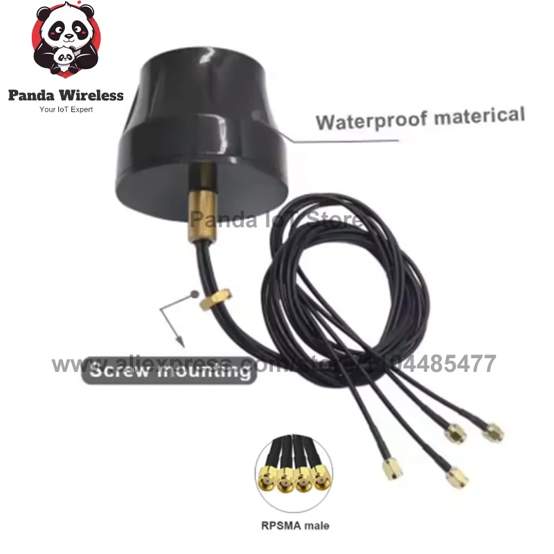 1pcs 1m/3m 600~6000Mhz ZTE CPE Router antenna 5G 4G LTE 3G GSM Full Band Omni For Signal Boost With SMA RPSMA Outdoor Waterproof