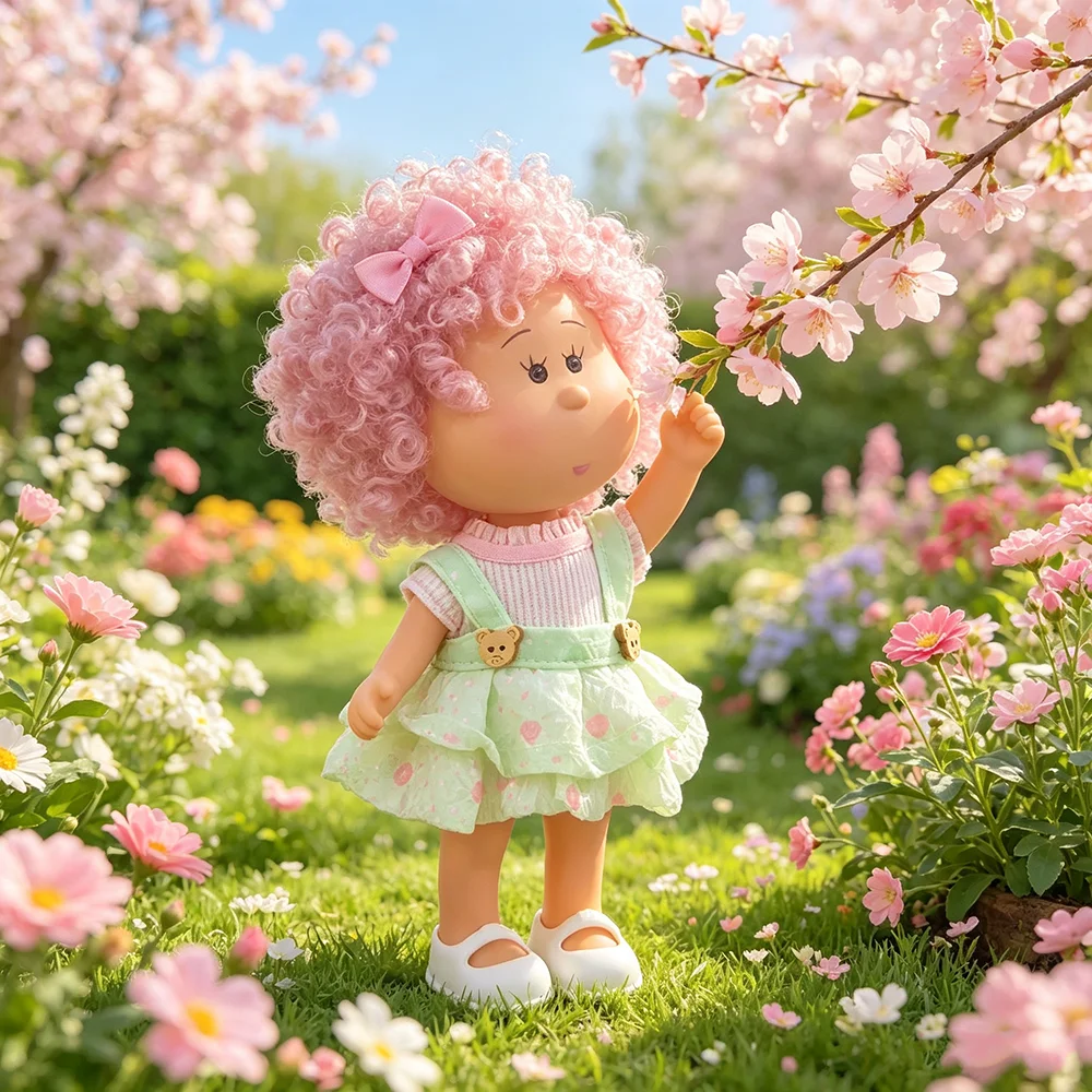 

22CM Spanish Mia Potato Doll Sweet Strap Skirt Doll Wardrobe Cute Style Dress Suitable for 22CM Potato Dolls, Doll Accessories