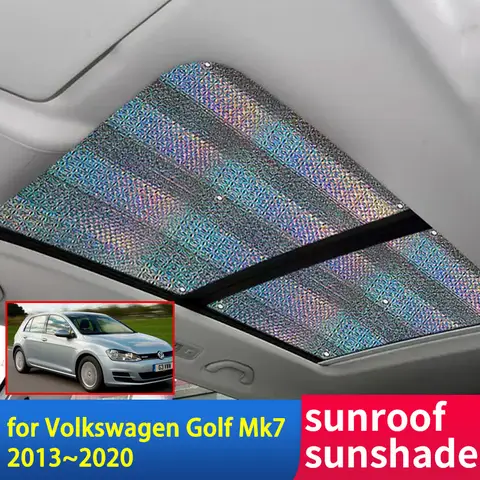 폭스바겐 골프 Mk7 VW 7 VII 2013 ~ 2020 용 선루프 햇빛가리개, 2019 2018 2017 2016 2015 액세서리, 지붕 선스크린 단열