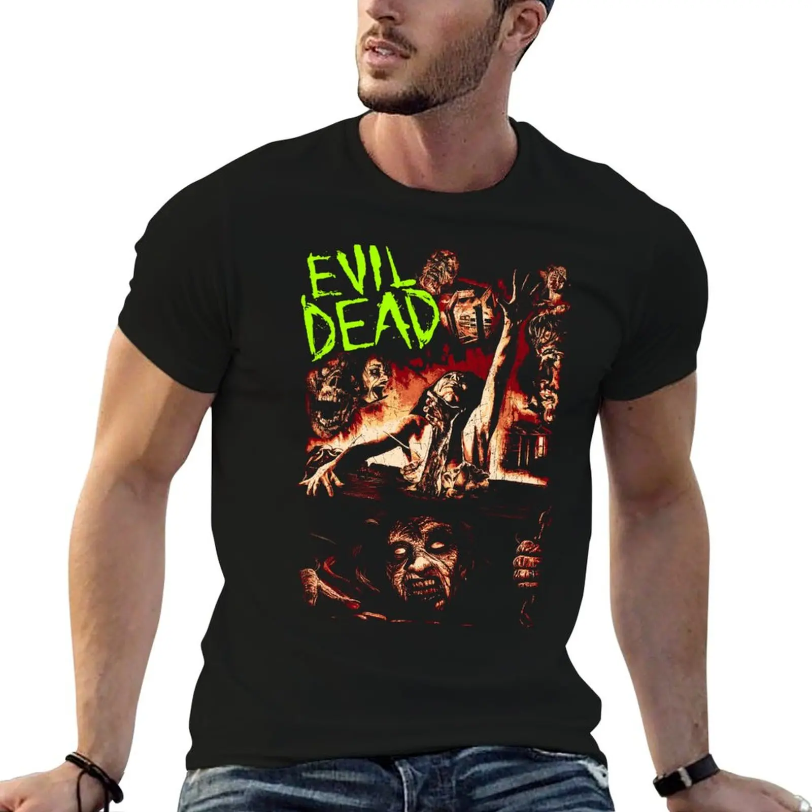 

Evil Dead T-Shirt man t shirt cotton cotton t shirt pack T-Shirt