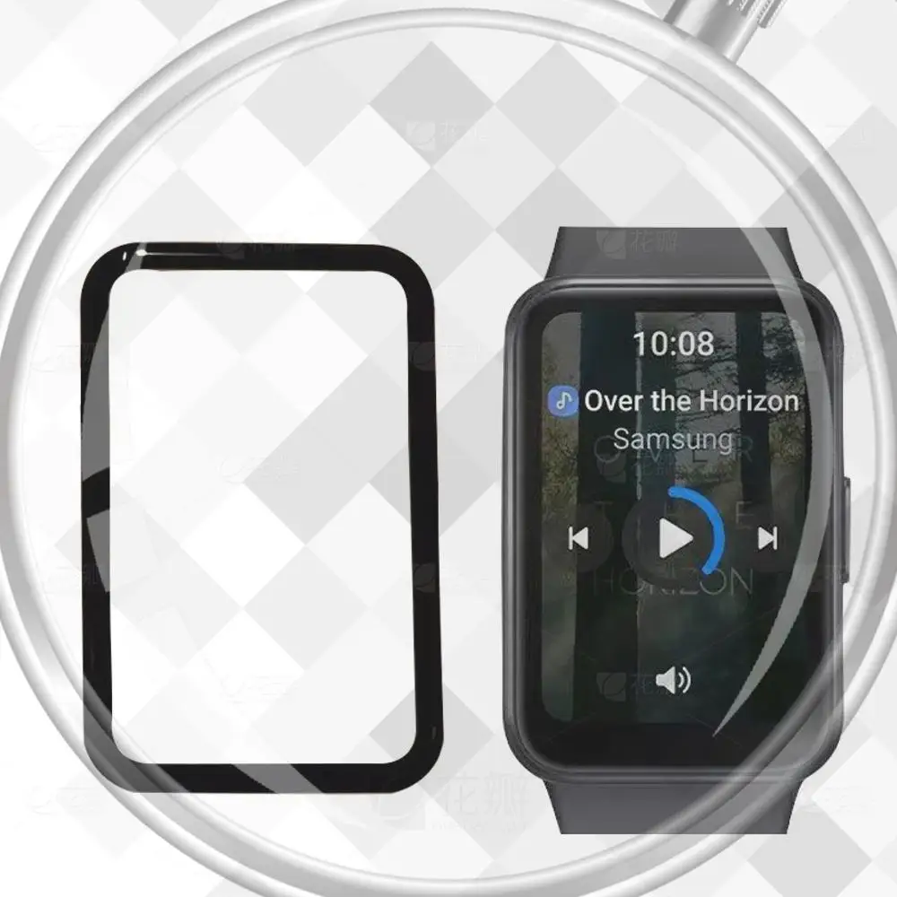 

2 шт. Защитная пленка для экрана, водонепроницаемая, из ТПУ/ПММА, прозрачная, с защитой от царапин, для часов Samsung Galaxy Fit 3 2024