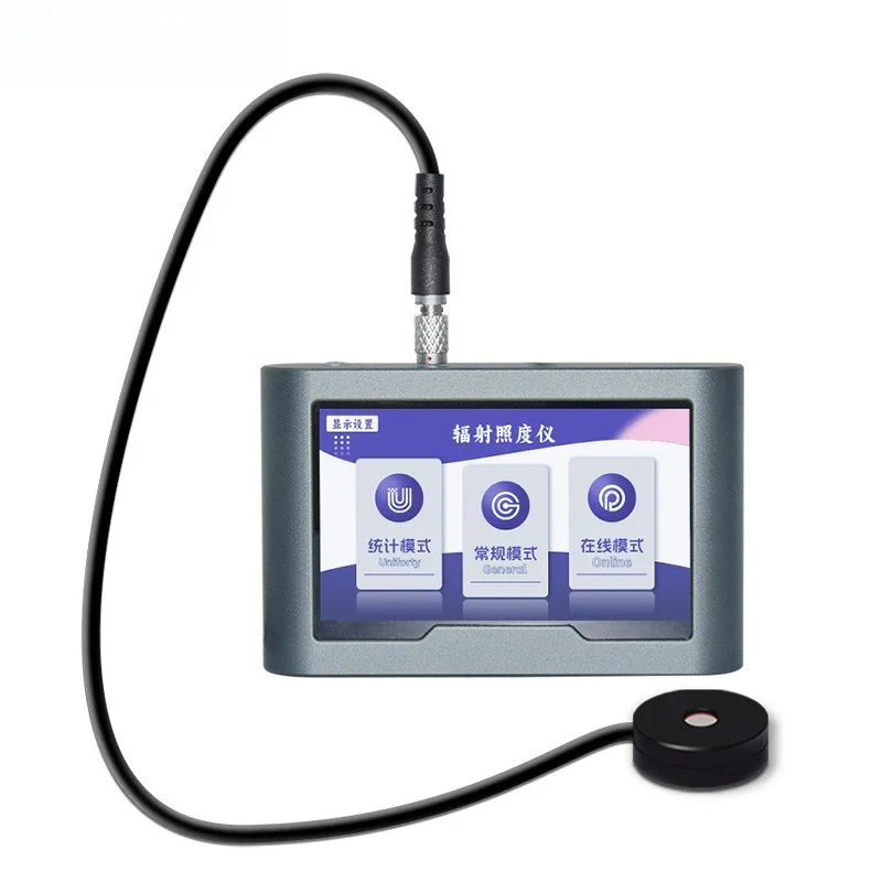 Irradiance meter Solar light intensity detector UV light intensity power meter UV meter