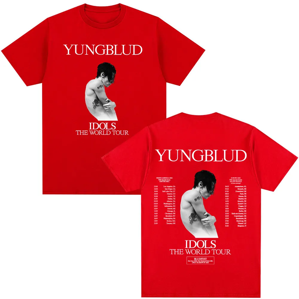 Yungblud IDOLS The World Tour 2025 Merch T Shirt Fan Gift Men