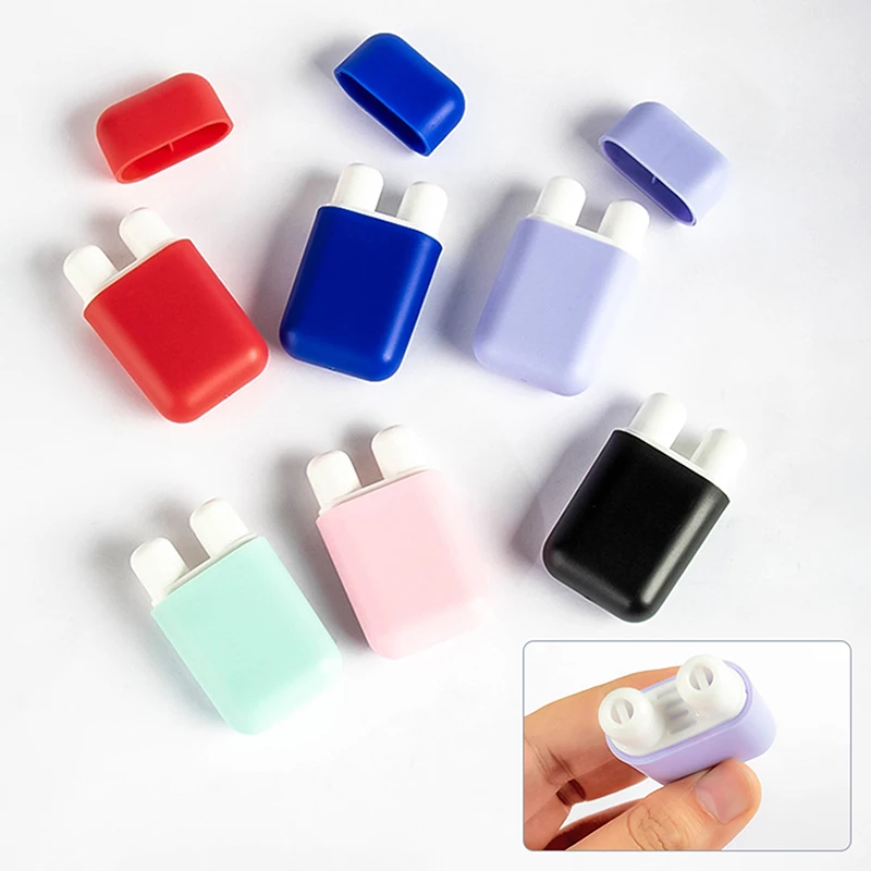 10pcs Double-hole Design Nasal Inhaler Stick Empty Tube Small Nasal Tubes Inhaler Plastic Avoid Sleepiness Device Empty Tube