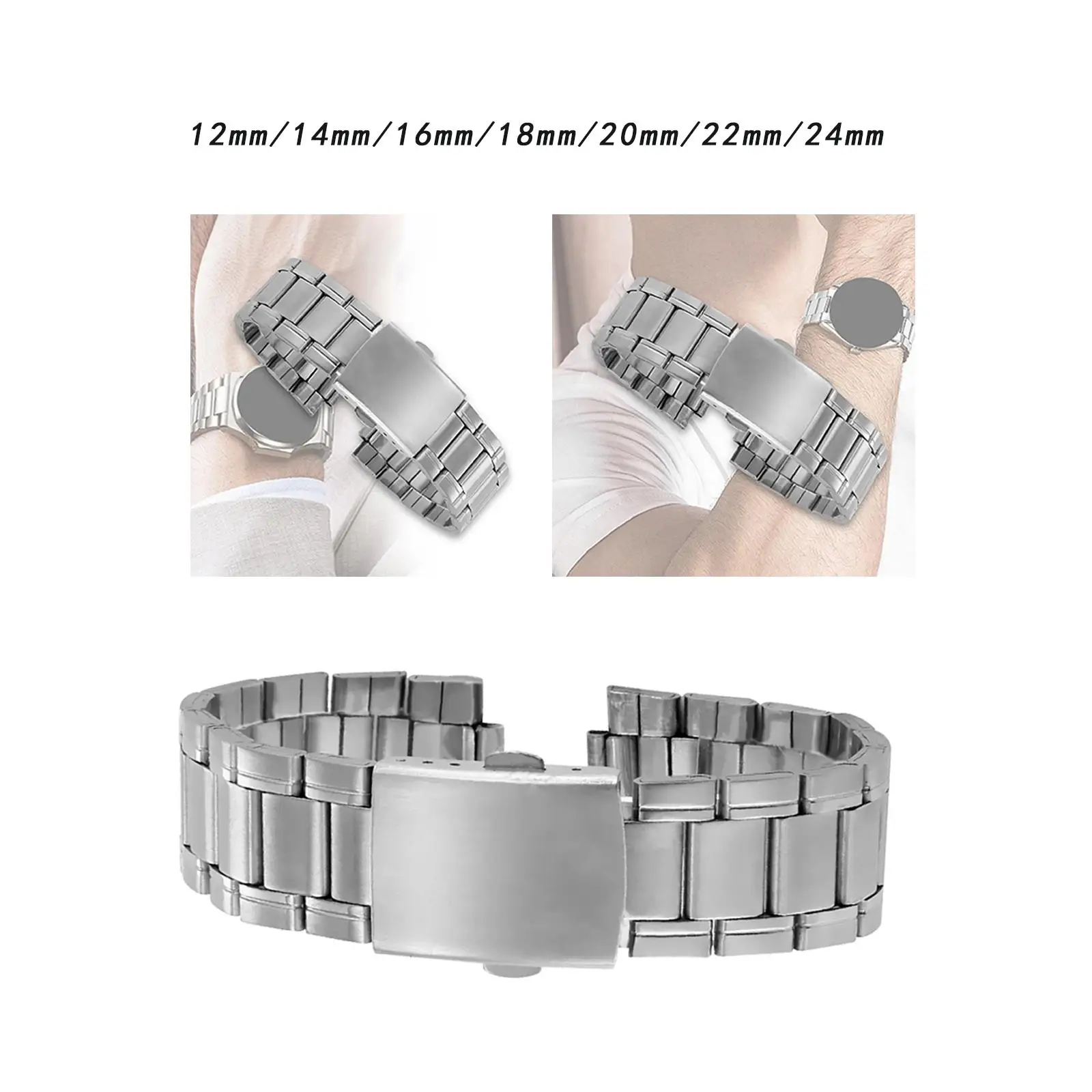 Stainless Steel Watch Band Links Watch Bands Strap Watch Bracelet Wrist